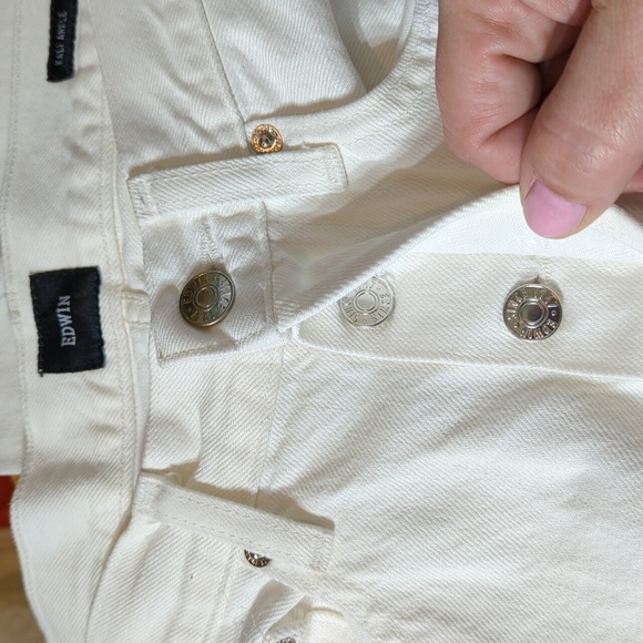 EDWIN KALI ANKLE HORIZON VINTAGE STRAIGHT WATER COLOR FLOWER 100% COTTON SIZE 26 - Picture 12 of 15